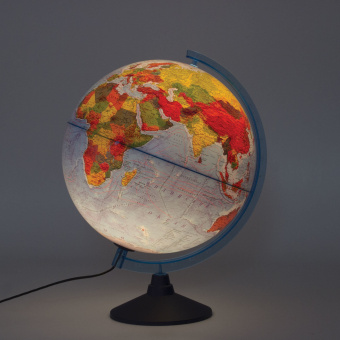 Глобус интерактивный физический/политический Globen, диаметр 320 мм, с подсветкой, INT13200288 за 3 053 ₽. Глобусы. Доставка по России. Без переплат!