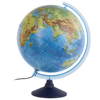 Глобус интерактивный физический/политический Globen, диаметр 320 мм, с подсветкой, INT13200288 за 3 053 ₽. Глобусы. Доставка по России. Без переплат!