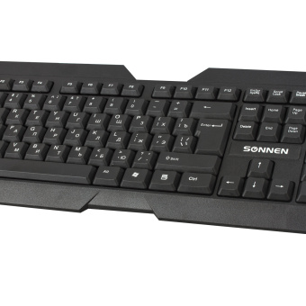 Клавиатура беспроводная SONNEN KB-5156, USB, 104 клавиши, 2,4 Ghz, черная, 512654 за 1 952 ₽. Клавиатуры беспроводные. Доставка по России. Без переплат!