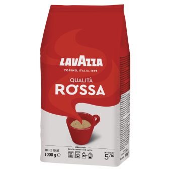 Кофе в зернах LAVAZZA "Qualita Rossa" 1 кг, ИТАЛИЯ, RETAIL, 3590 за 3 547 ₽. Кофе зерновой. Доставка по России. Без переплат!