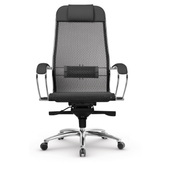 Кресло офисное МЕТТА "SAMURAI" S-1.04, сверхпрочная ткань-сетка, серое за 31 214 ₽. Кресла SAMURAI. Доставка по России. Без переплат!