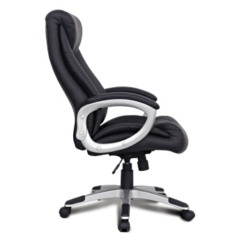 Кресло из натуральной кожи BRABIX "Grand EX-500", черное, 530861 за 22 877 ₽. Кресла для руководителей. Доставка по России. Без переплат!