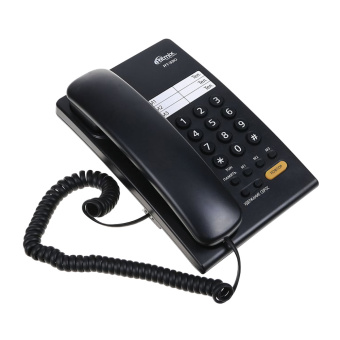 Телефон RITMIX RT-330 black, быстрый набор 3 номеров, мелодия удержания, черный, 15118350 за 2 110 ₽. Стационарные телефоны. Доставка по России. Без переплат!
