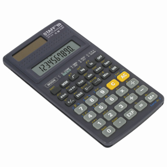 Калькулятор инженерный STAFF STF-310 (142х78 мм), 139 функций, 10+2 разрядов, двойное питание, 250279 за 2 143 ₽. Калькуляторы инженерные. Доставка по России. Без переплат!