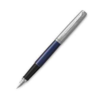 Ручка перьевая PARKER "Jotter Royal Blue CT", корпус синий, детали из нержавеющей стали, синяя, 2030950 за 3 084 ₽. Ручки перьевые подарочные. Доставка по России. Без переплат!