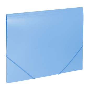 Папка на резинках BRAUBERG "Office", голубая, до 300 листов, 500 мкм, 228078 за 254 ₽. Папки на резинках пластиковые. Доставка по России. Без переплат!
