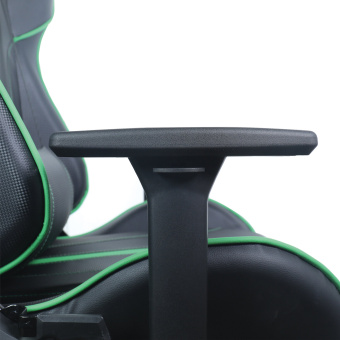 Кресло компьютерное BRABIX "GT Carbon GM-120", две подушки, экокожа, черное/зеленое, 531929 за 15 116 ₽. Кресла игровые. Доставка по России. Без переплат!