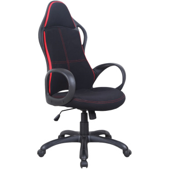 Кресло офисное BRABIX PREMIUM "Force EX-516", ткань, черное/вставки красные, 531571 за 11 815 ₽. Кресла современного дизайна. Доставка по России. Без переплат!
