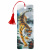 Закладка для книг 3D, BRAUBERG, объемная, "Бенгальский тигр", с декоративным шнурком-завязкой, 125755 за 53 ₽. Закладки для книг. Доставка по России. Без переплат!