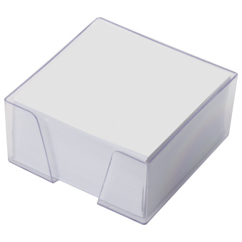 Блок для записей STAFF в подставке прозрачной, куб 9х9х5 см, белый, белизна 90-92%, 129193 за 287 ₽. Блоки для записей в подставке. Доставка по России. Без переплат!