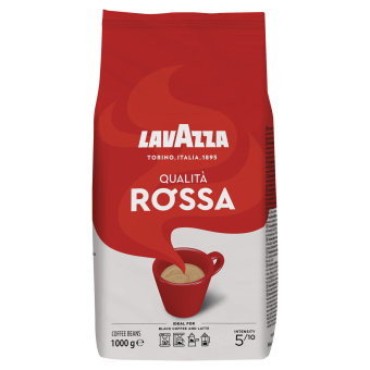Кофе в зернах LAVAZZA "Qualita Rossa" 1 кг, ИТАЛИЯ, RETAIL, 3590 за 3 547 ₽. Кофе зерновой. Доставка по России. Без переплат!
