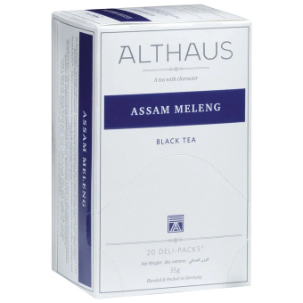 Чай ALTHAUS "Assam Meleng" черный, 20 пакетиков в конвертах по 1,75 г, ГЕРМАНИЯ, TALTHB-DP0015 за 1 277 ₽. Чай пакетированный. Доставка по России. Без переплат!