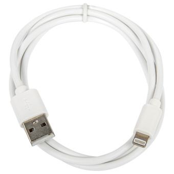 Кабель белый USB 2.0-Lightning, 1 м, SONNEN, медь, для передачи данных и зарядки iPhone/iPad, 513559 за 327 ₽. Кабели USB - MicroUSB/Apple/Type-C. Доставка по России. Без переплат!