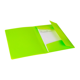 Папка на резинках BRAUBERG "Neon", неоновая, зеленая, до 300 листов, 0,5 мм, 227460 за 391 ₽. Папки на резинках пластиковые. Доставка по России. Без переплат!