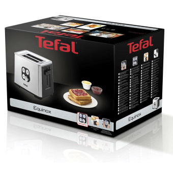 Тостер TEFAL TT420D30, 900 Вт, 2 тоста, 7 режимов, сталь, серебристый, 8000035884 за 6 856 ₽. Тостеры и вафельницы. Доставка по России. Без переплат!