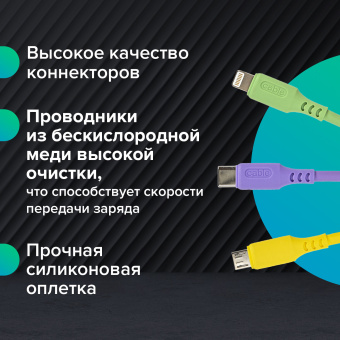 Кабель для зарядки 3 в 1 USB 2.0-Micro USB/Type-C/Lightning, 1 м, SONNEN, медь, 513562 за 723 ₽. Кабели USB 3 в 1. Доставка по России. Без переплат!