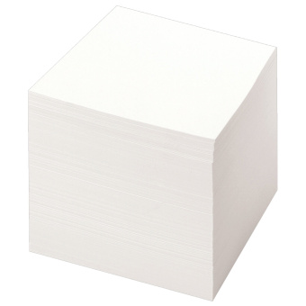 Блок для записей STAFF непроклеенный, куб 8х8х8 см, белый, белизна 90-92%, 111980 за 79 ₽. Блоки для записей. Доставка по России. Без переплат!