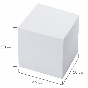 Блок для записей BRAUBERG, непроклеенный, куб 9х9х9 см, белый, белизна 95-98%, 122340 за 408 ₽. Блоки для записей. Доставка по России. Без переплат!