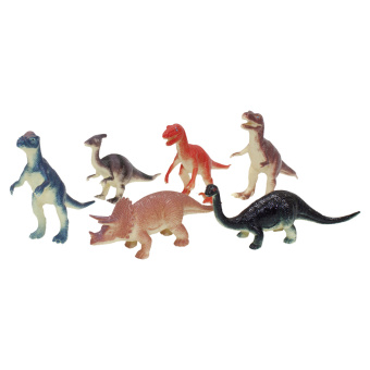 Набор фигурок "В мире животных", "Динозавры", 6 шт., 10 см, 1TOY, Т50484 за 824 ₽. Игрушки развивающие. Доставка по России. Без переплат!
